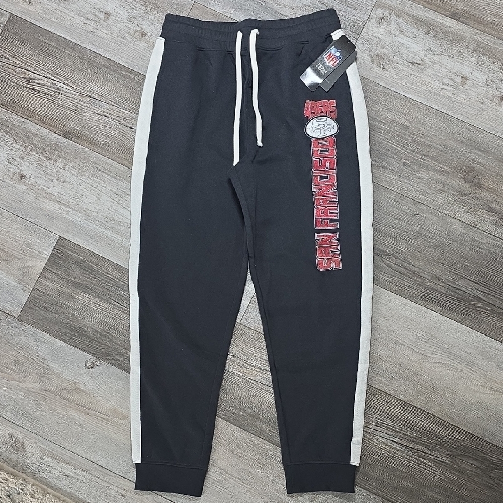 Junk Food Clothing | NFL San Francisco 49ers Joggers / Sweatpants Sz Sm *NWT